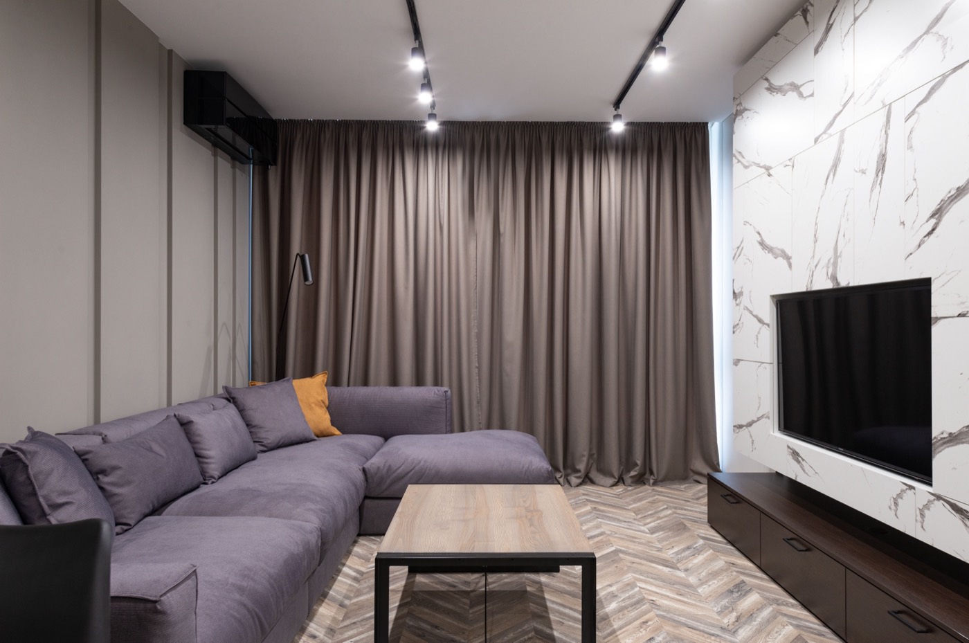 Modern apartment living room